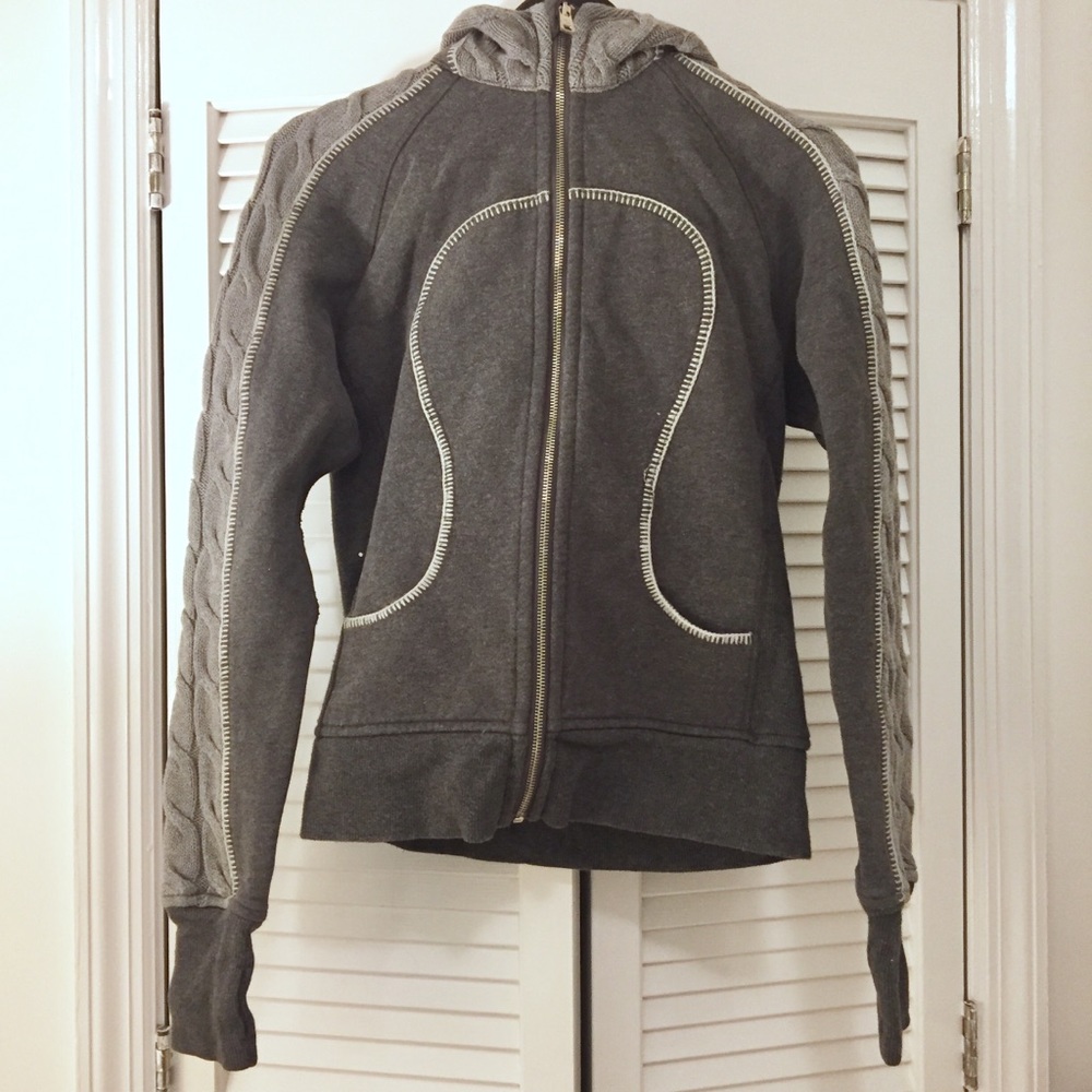 Lululemon Grey Zip Hoodie